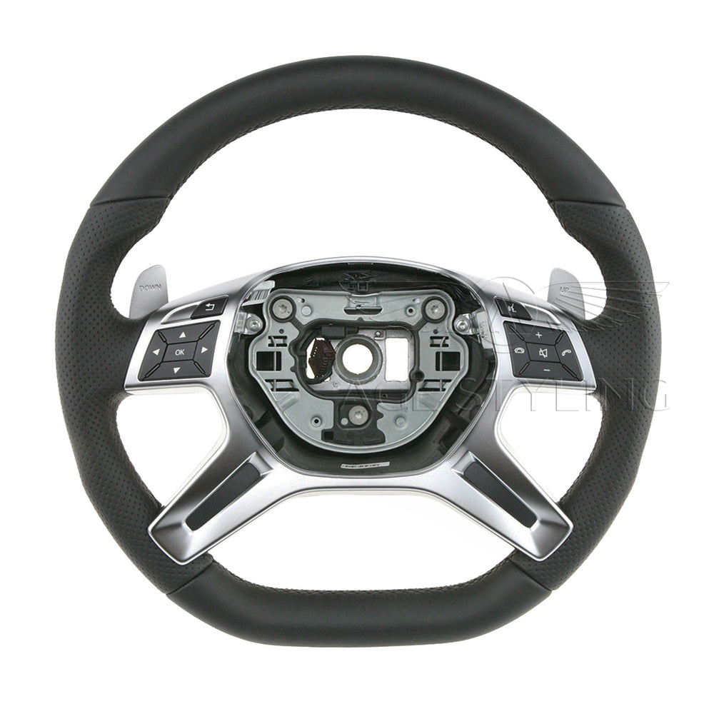 13-19 Mercedes-Benz G550 G63 G65 GLE63 ML63 Steering Wheel # 166-460-07-18-9E38