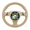 12-16 Porsche 911 Boxster 981 Cayman 987 PDK Steering Wheel Luxor Beige # 991-347-803-13-9J9