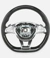 14-17 Mercedes-Benz S550 S63 S65 AMG Ash Wood Black Leather Steering Wheel # 001-460-42-03-9E38