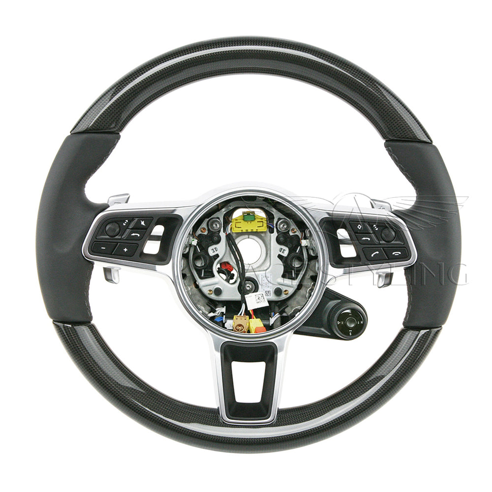 17-20 Porsche Panamera Hybrid Carbon Fiber PDK Steering Wheel # 971-419-091-EF-A34