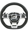 14-19 Mercedes-Benz GLE63 SL63 ML63 AMG Flat Bottom Steering Wheel # 166-460-11-18-9E38