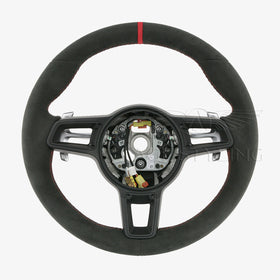 17-19 Porsche GT2 GT3 RS Suede Alcantara Steering Wheel 9P1-419-091-GD-RBV