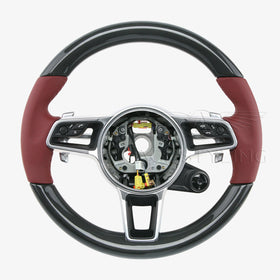 17-24 Porsche 911 Cayman Boxster Carbon Fiber Steering Wheel # 9P1-419-091-EM-OG6