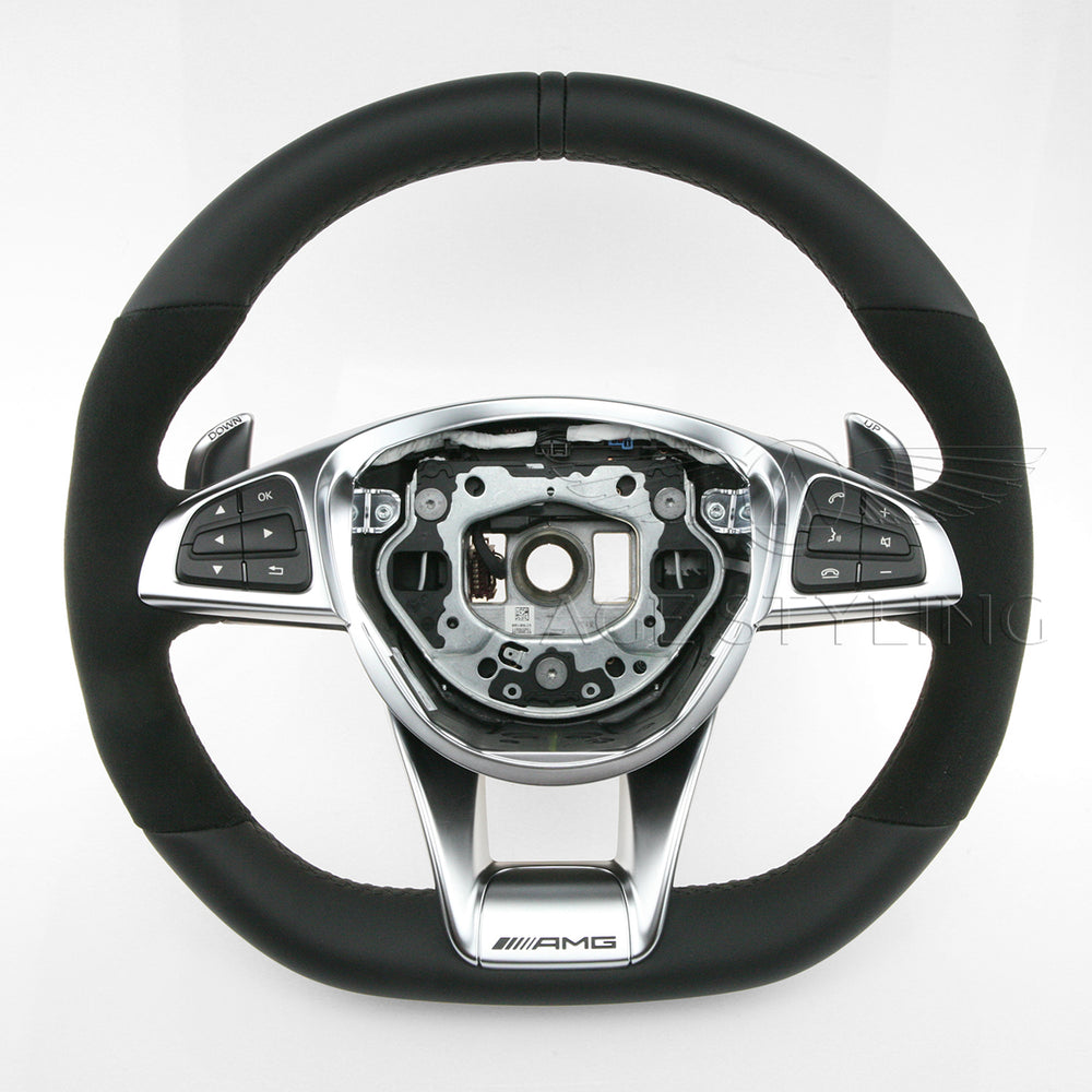 15-20 Mercedes-Benz SLC300 SLC43 GLE43 GLE63 AMG GLS450 GLS550 Steering Wheel # 166-460-16-18-9E38