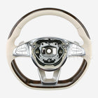 14-17 Mercedes-Benz S550 S600 S63 S65 Lenkrad Walnussholz Beige Leder # 002-460-72-03-8R85