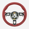 17-19 Porsche 911 Boxster 718 Cayman Steering Wheel Bordeaux Red # 9P1-419-091-EG-OG6