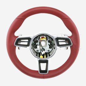 17-24 Porsche Boxster 718 Cayman 911 Steering Wheel Bordeaux Red # 9P1-419-091-EG-OG6