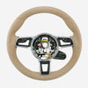 17-24 Porsche Boxster Cayman 911 Steering Wheel Luxor Beige # 9P1-419-091-EB-9J9