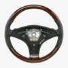 11-12 Mercedes-Benz SL550 SL63 Walnut Wood & Leather Steering Wheel # 230-460-18-76-9E38
