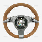 09-13 Porsche 911 Cayman Boxster PDK Steering Wheel Natural Brown # 997-347-803-24-T34