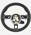 19-23 Porsche Cayenne PDK Multimedia Black Leather Steering Wheel # 9Y0-419-091-AR-A34