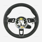 Porsche Cayenne PDK Multimedia Lenkrad, schwarzes Leder, Baujahre 2019–2023, Teilenummer: 9Y0-419-091-AR-A34