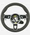 17-20 Porsche Panamera Hybrid PDK Steering Wheel Grey Leather # 971-419-091-DJ-OE5