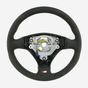 02-06 Audi A4 S4 Quattro S-Line Alcantara Steering Wheel # 8E0-419-091-AC