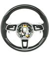 15-20 Porsche Macan Carbon Fiber Black Leather Steering Wheel # 95B-419-091-AL-A34