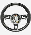 15-20 Porsche Macan Carbon Fiber PDK Black Leather Steering Wheel # 95B-419-091-AL-A34