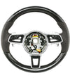 15-20 Porsche Macan Carbon Fiber PDK Steering Wheel Gray Leather # 95B-419-091-AL-OE5