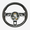 15-20 Porsche Macan Carbon Fiber PDK Steering Wheel Gray Leather # 95B-419-091-AL-OE5
