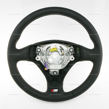 03-05 Audi A4 S-Line Punched Leather Steering Wheel # 8E0-419-091-CR-8UD