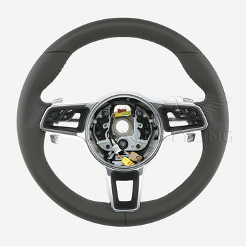 16-24 Boxster 718 Cayman Porsche 911 Agate Grey Steering Wheel # 95B-419-091-AK-OE5