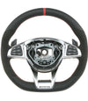 15-18 Mercedes-Benz C300 C350e C400 C43 C63 AMG Flat Bottom Steering Wheel # 205-460-26-03-3D66