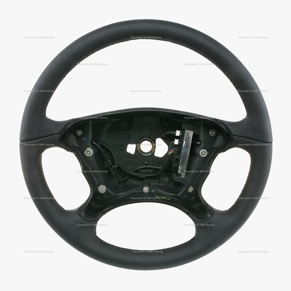 06-09 Mercedes-Benz E320 E350 E550 CLS550 Leather Steering Wheel # 219-460-44-03-9E37