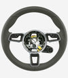 17-24 Porsche Cayman 718 Boxster 911 Steering Wheel w Chrono Agate Gray # 9P1-419-091-LN-OE5