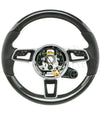 17-23 Porsche 911 Cayman Boxster Carbon Fiber Steering Wheel # 9P1-419-091-ED-A34