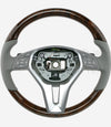 12-14 Mercedes-Benz E350 E400 Coupe Walnut Wood Steering Wheel # 218-460-39-03-7K53