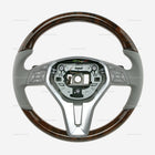12-13 Mercedes-Benz E350 E400 Coupé Walnussholz Graues Leder Lenkrad # 218-460-41-03-7K53