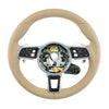 18-21 Porsche Panamera PDK Multiimedia Steering Wheel Luxor Beige # 971-419-091-DH-9J9