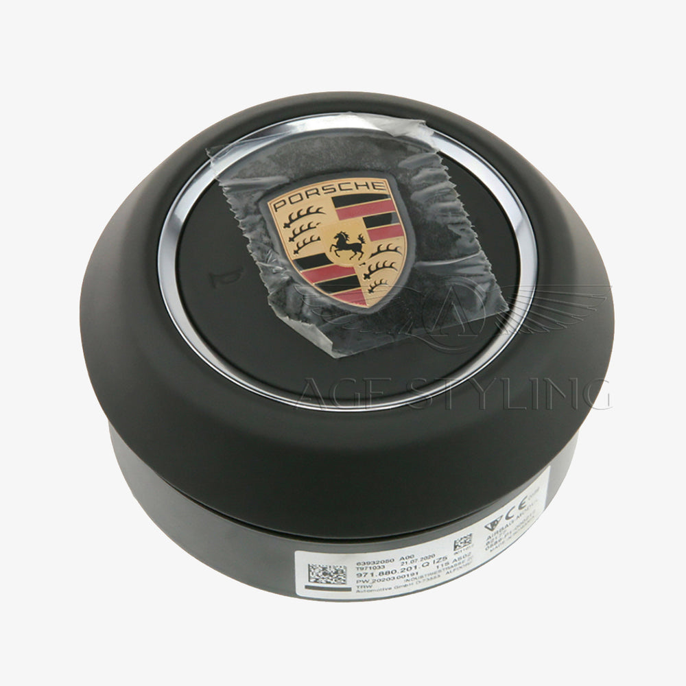 20-23 Porsche 911 992 Driver Airbag Black Leather # 992-880-201-Q-IZ5