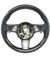 19-22 Porsche Cayenne Turbo Carbon Fiber Blue Leather Steering Wheel # 9Y0-419-091-KT-OH7