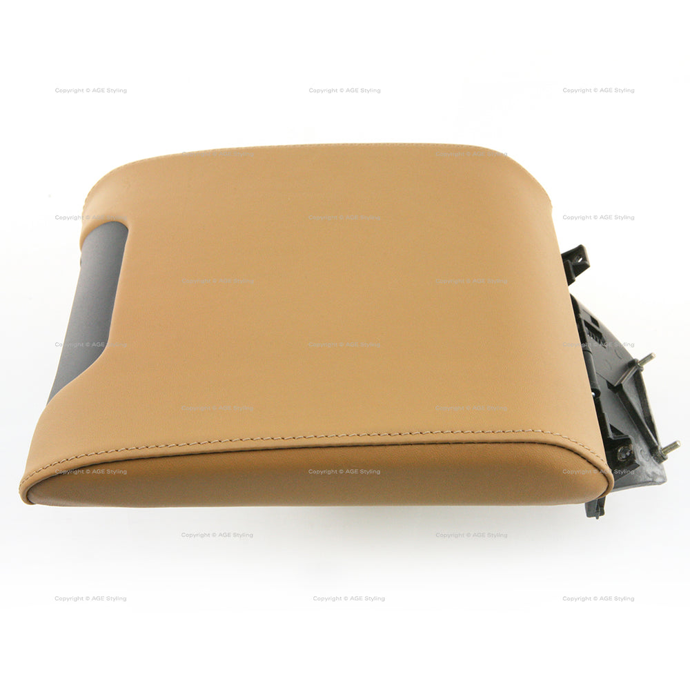 00-03 BMW M5 540i Center Console Armrest Caramel Leather # 51-16-2-698-659