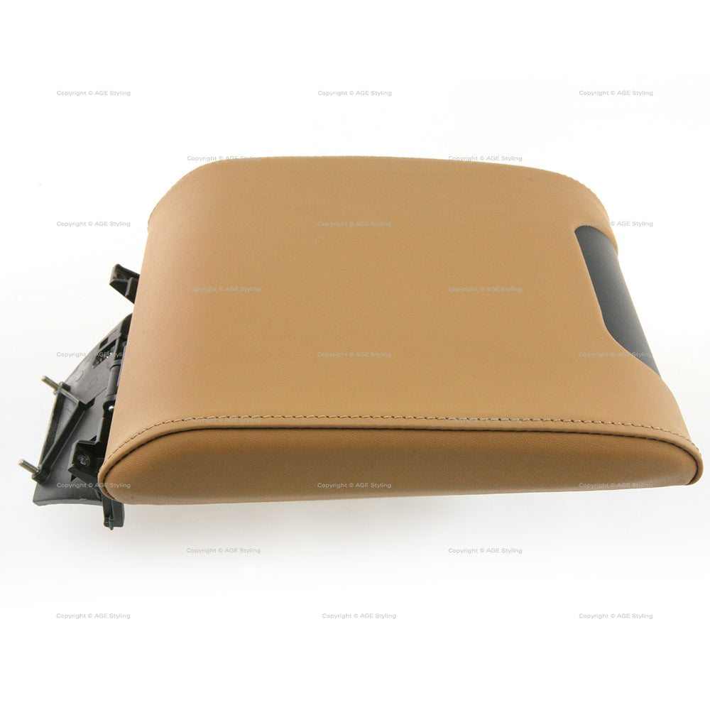 00-03 BMW M5 540i Center Console Armrest Caramel Leather # 51-16-2-698-659