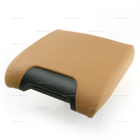 00-03 BMW M5 540i Center Console Armrest Caramel Leather # 51-16-2-698-659, 51 16 2 698 659, 51162698659