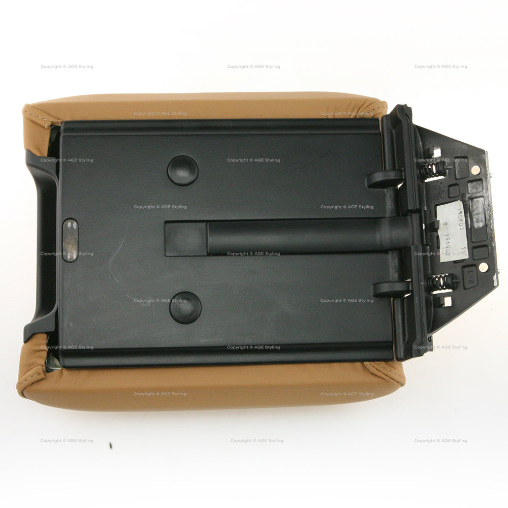 00-03 BMW M5 540i Center Console Armrest Caramel Leather # 51-16-2-698-659