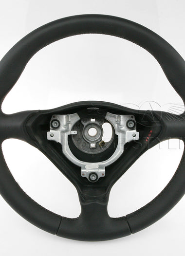 97-05 Porsche 911 996 993 986 Boxster Black Leather Steering Wheel # 996-347-804-54-A28