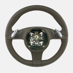 10-16 Porsche Panamera Cayenne Steering Wheel Umber Gray # 7PP-419-091-CK-DE1