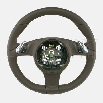 10-16 Porsche Panamera Cayenne Steering Wheel Umber Gray # 7PP-419-091-CK-DE1