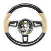 17-19 Porsche 911 Cayman Boxster Carbon Fiber Luxor Leather Steering Wheel # 9P1-419-091-EC-9J9
