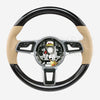 17-24 Porsche Cayman Boxster 911 Carbon Fiber Luxor Leather Steering Wheel # 9P1-419-091-EC-9J9