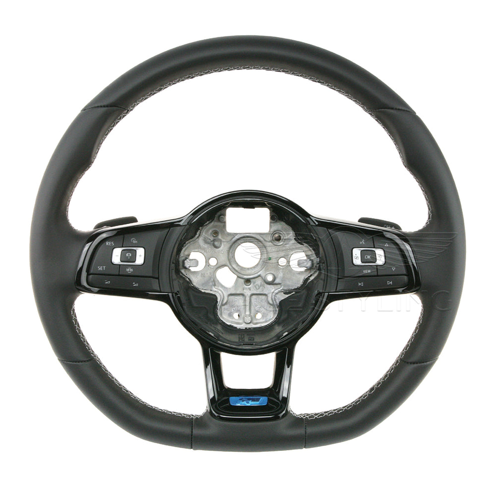 15-20 Volkswagen Golf 7 R-Line DSG Steering Wheel # 5G0-419-091-CN-HYZ