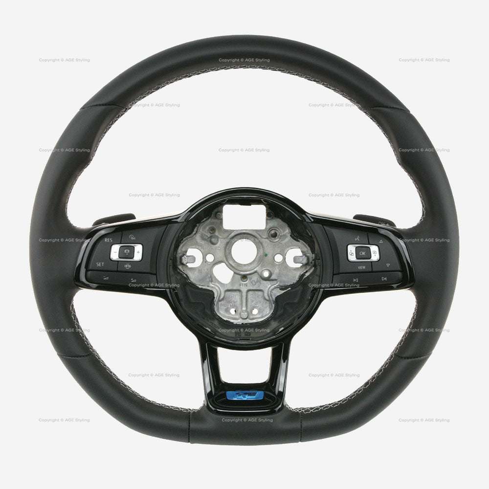 15-20 Volkswagen Golf 7 R-Line DSG Steering Wheel # 5G0-419-091-CN-HYZ