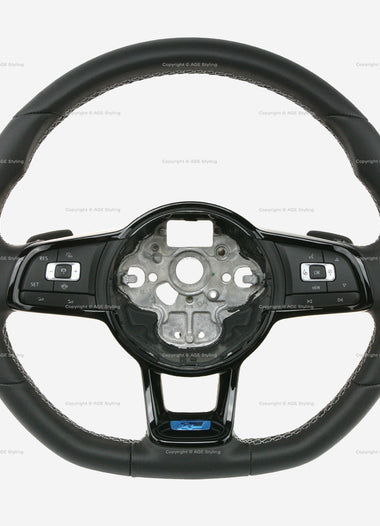15-20 Volkswagen Golf 7 R-Line DSG Steering Wheel # 5G0-419-091-CN-HYZ