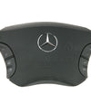 00-06 Mercedes-Benz S430 S500 S600 S55 S65 Driver Airbag Black Leather # 220-460-25-98-9C29