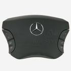 Mercedes-Benz S430 S500 S600 S55 S65 Fahrerairbag, schwarzes Leder, Baujahre 2000–2006, Teilenummer: 220-460-25-98-9C29