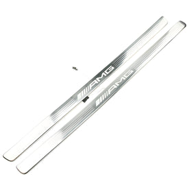 15-20 Mercedes-Benz S550 S560 S63 S65 Door Trim Sill Plate Insert # 217-680-04-35