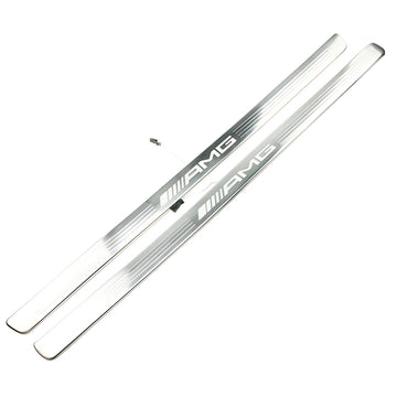 15-20 Mercedes-Benz S550 S560 S63 S65 Door Trim Sill Plate Insert # 217-680-04-35