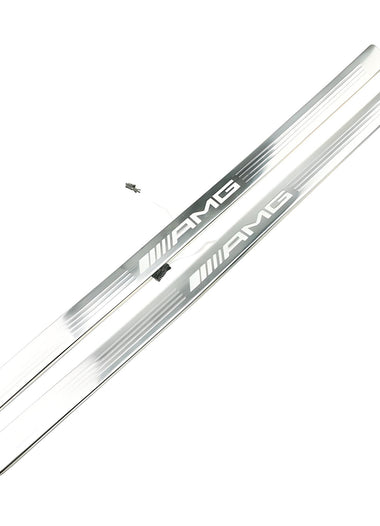 15-20 Mercedes-Benz S550 S560 S63 S65 Door Trim Sill Plate Insert # 217-680-04-35